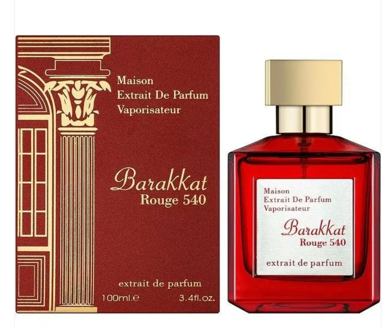 Barakkat Rouge 540 Extrait De Parfum 100ml