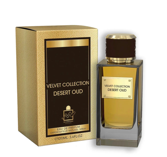 MILESTONE Velvet Collection Desert Oud Eau de Parfum   Unisex 100ML
